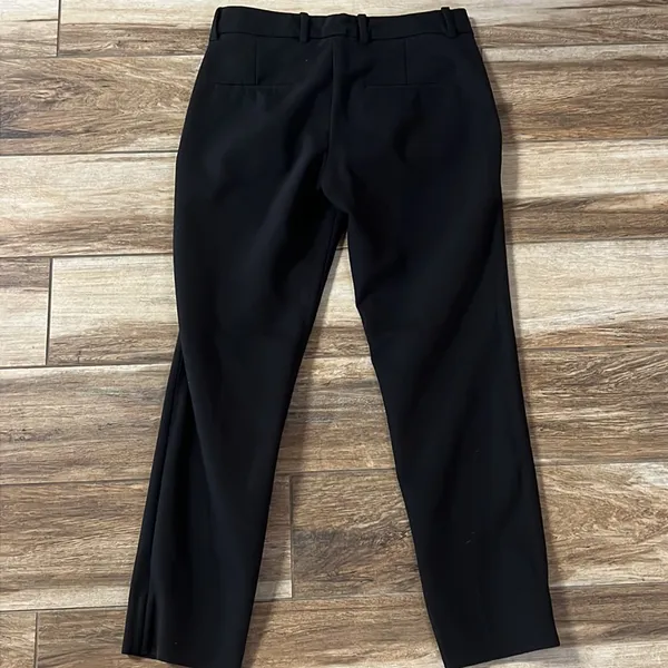 Zara black straight ankle black pants - Image 4