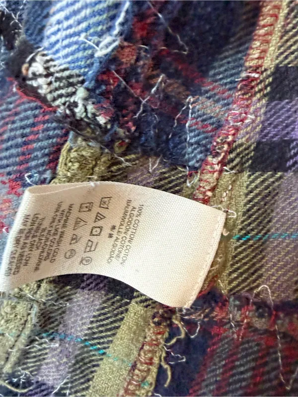 Free People We the Free Lost in Plaid Button Up Size XS - Image 4