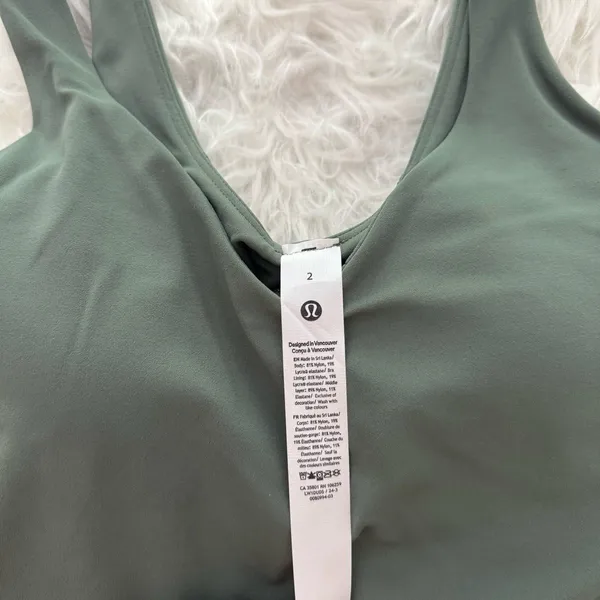 Lululemon Align Tank Top Grey Eucalyptus Size 2 - Image 7