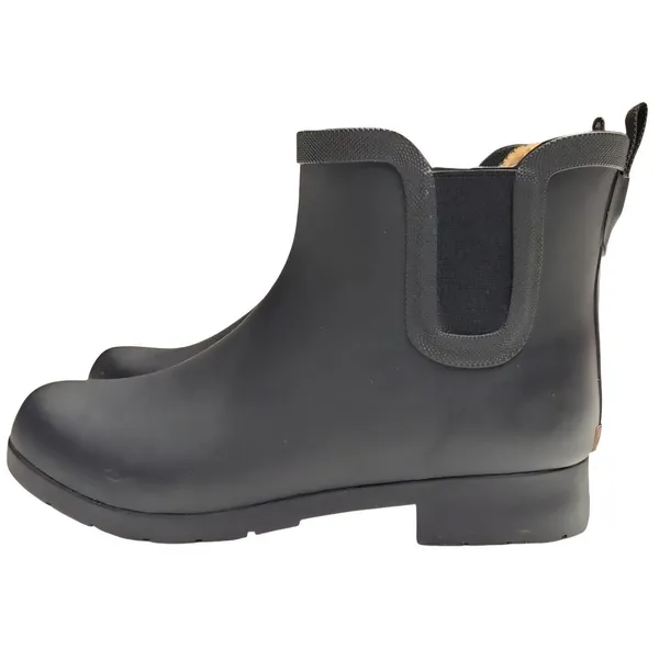 Chooka Delridge Chelsea Black Waterproof Rain Boots Warm Plush Lining Women 9 - Image 4