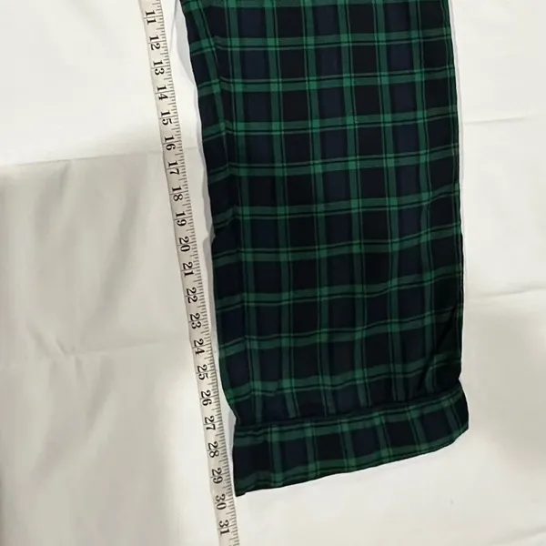 J Crew Women Pajamas Green Black -‎ Size S. - Image 9