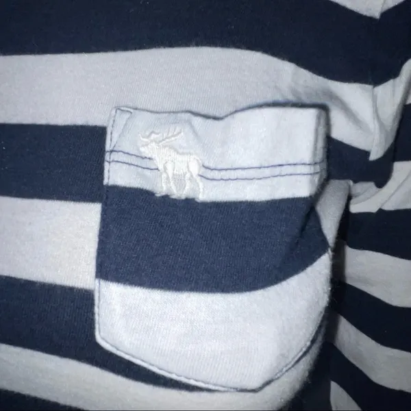 Abercrombie striped scoop back tee - Image 4