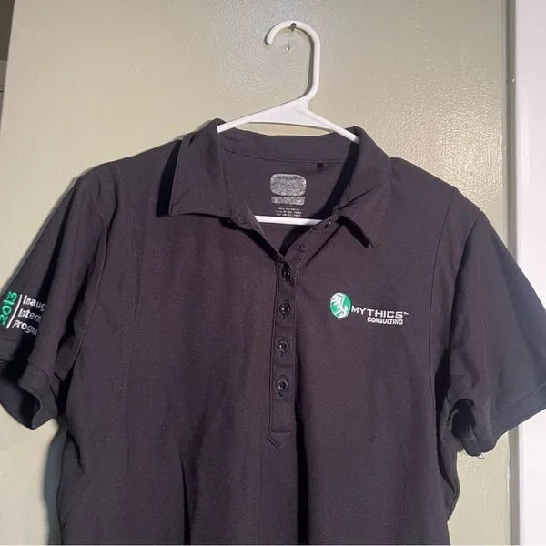 Ogio Women's Size Large Polo Shirt Black Mythics Consulting 2013 Intern Program - Image 2