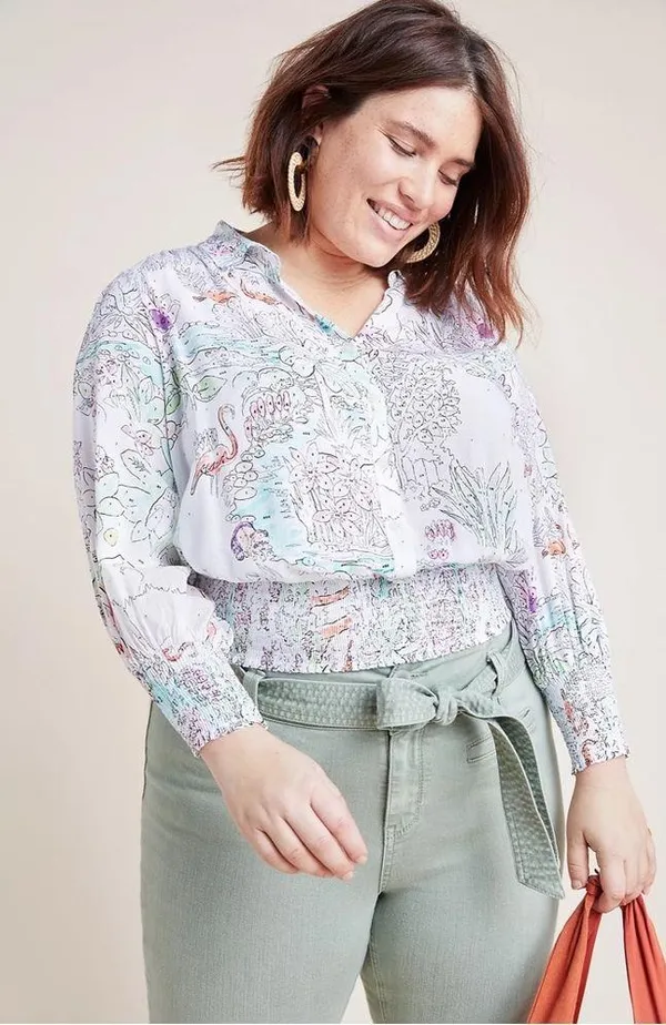 Anthropologie Maeve Rosa Blouse - Image 2