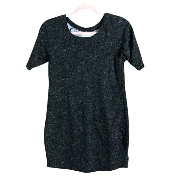Abercrombie & Fitch Gray Heathered Raglan Short Sleeve T-Shirt‎ Dress XS - Image 6