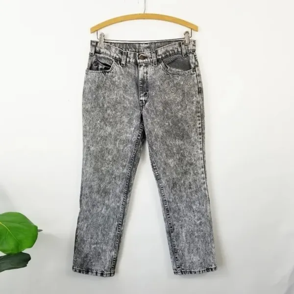 LEVI'S Acid Wash High Waist Mom Jeans W15"‎ - Image 5