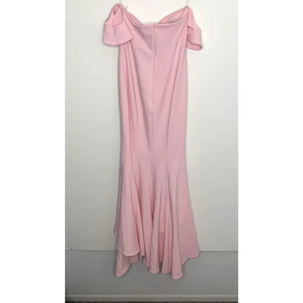 Revolve Likely Sunset Off-the-shoulder Petal Pink Dress Gown Maxi Womens New 6 - Image 14