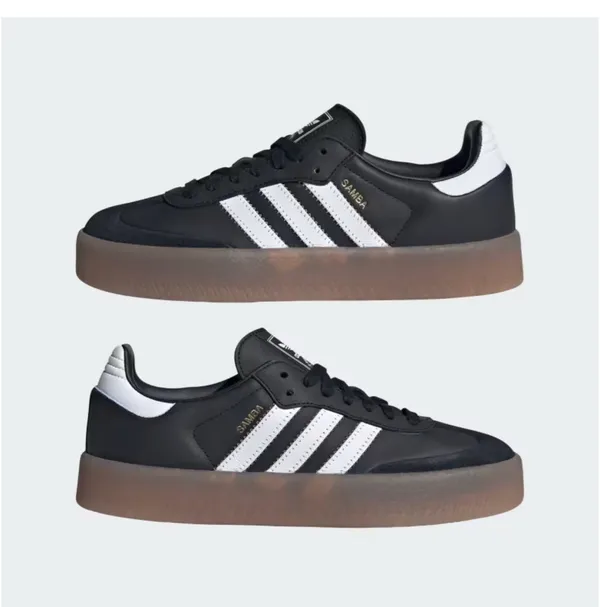 Adidas Women’s Samba Shoes Black 8 - Image 2