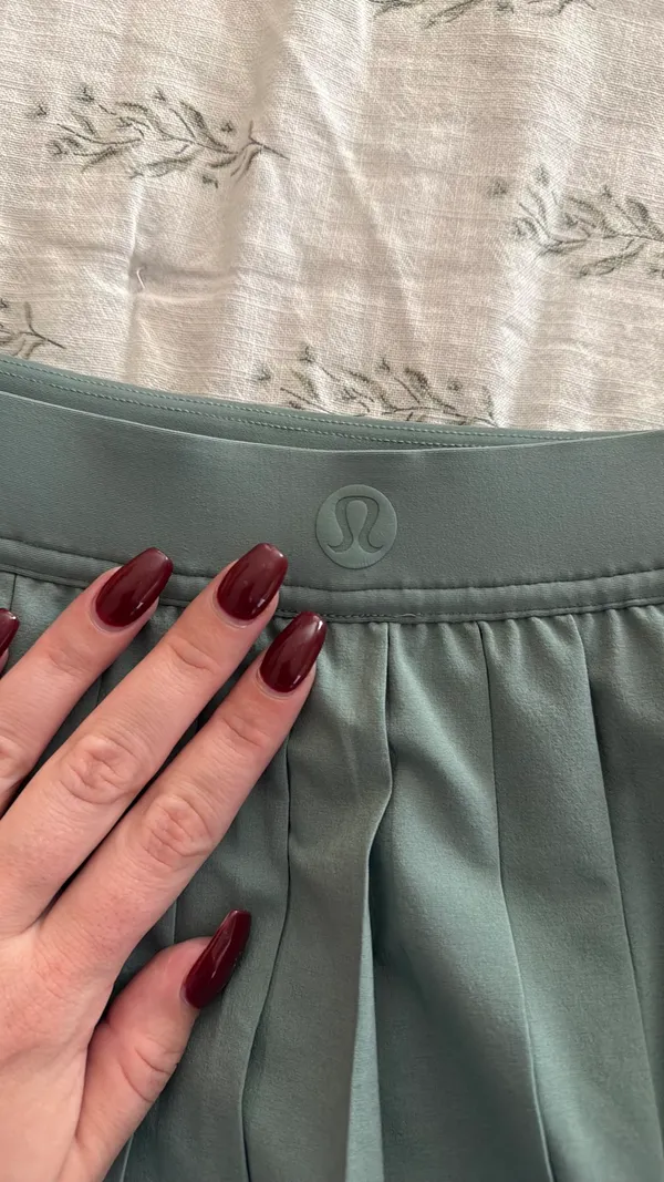 Lululemon Tennis Skirt Green Pleated - Image 5