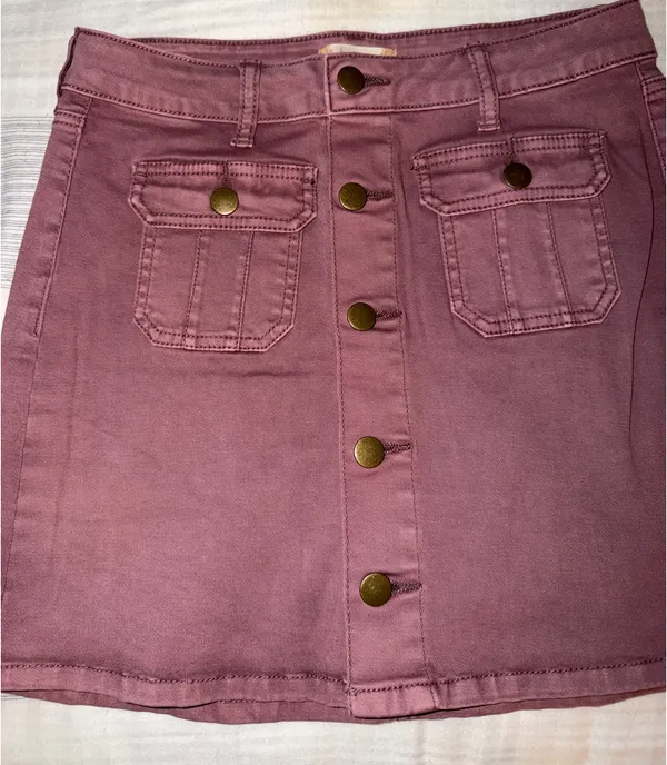 Altar'd State Skirt Denim Mini - Image 3