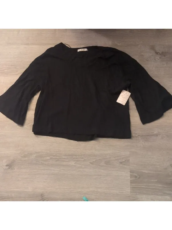 Free people fresh start linen blend top size medium - Image 2