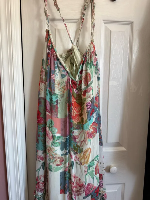Anthropologie Dress Floral Maxi Boho Paisley - Image 7