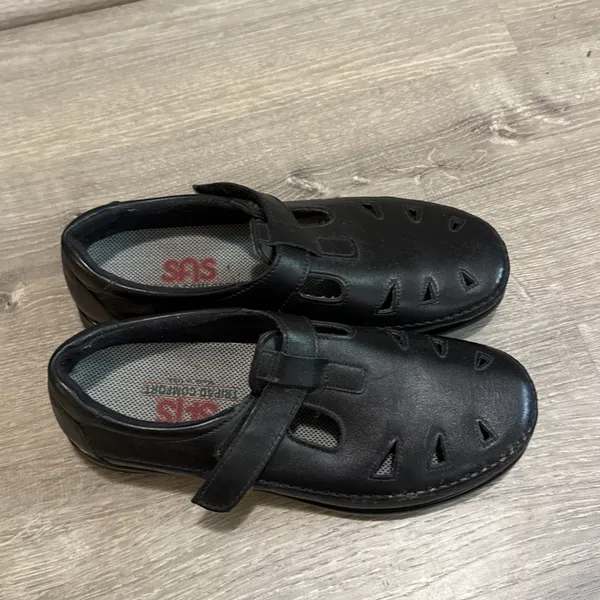 Sas Roamer Womens Black Leather Walking Shoes Size 9 M‎ - Image 2