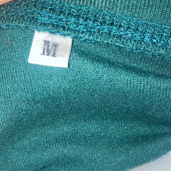 Women's Dark Green Long Sleeve Tunic Top - Size M - Image 8