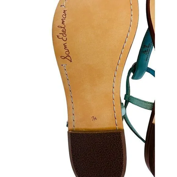 Woman's Sandals Sam Edelman Gigi‎ Signet Tide Blue Size 7.5M NWB Light Weight - Image 6