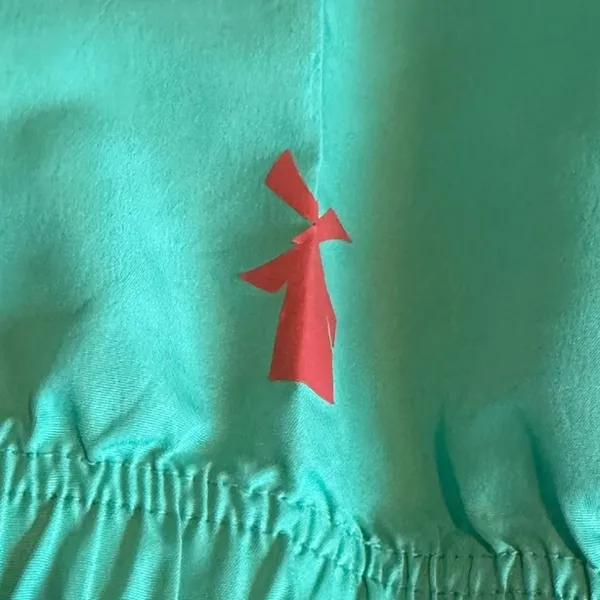 Dutch Bros Coffee Teal Pullover Windbreaker Jacket w/ Logo Size X-Large Women's - Image 8