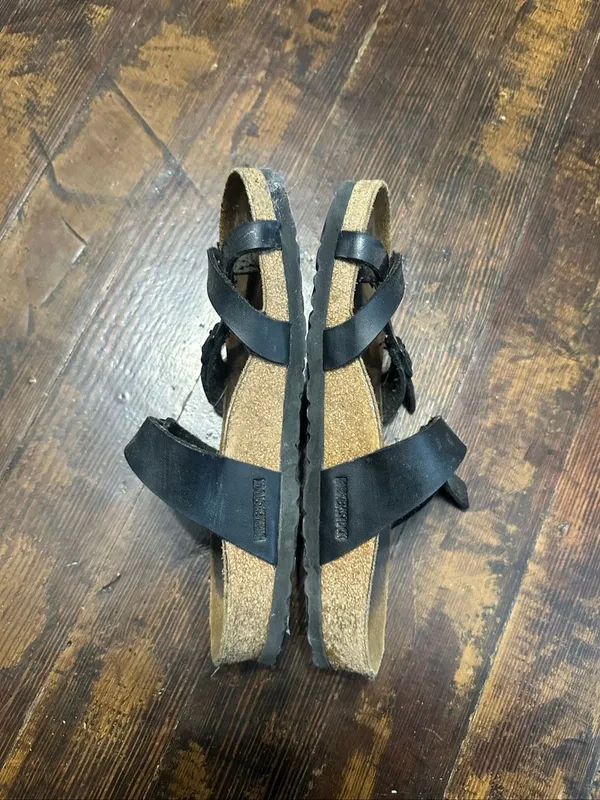 Birkenstock Mayari black ortho arch support cork 9/40 sandals - Image 3