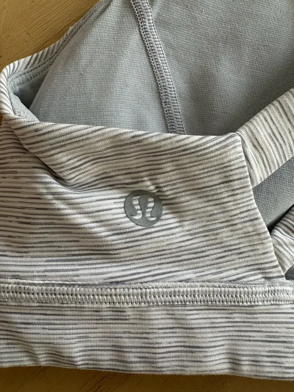 Lululemon Stash N' Run Bra Wee Are From Space Nimbus Battleship / Ice Grey 4 - Image 3