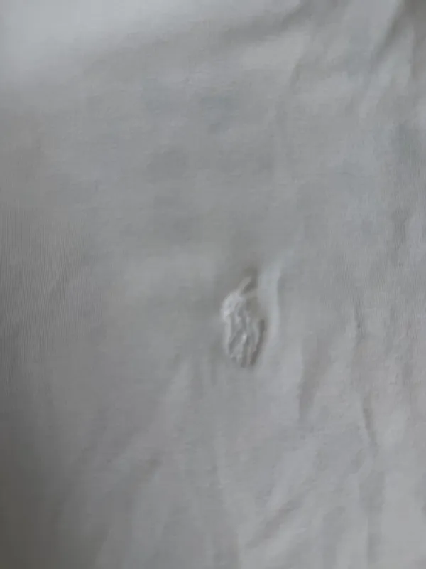 Polo Ralph Lauren White V-Neck T-Shirt Men’s Medium - Image 3