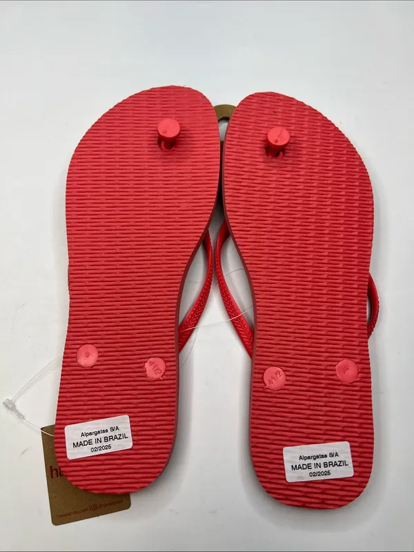 Havaianas Women's Slim Tropical Round Toe Sandals- Size 11/12 - Image 5