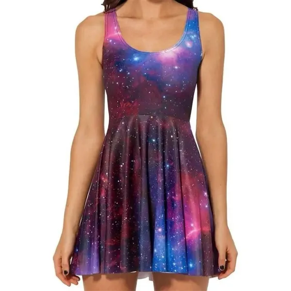 Galaxy dress skater a line size M - Image 2