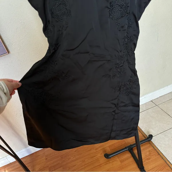 HOUSE OF CB 'Thea' Black Embroidered Mini Dress NWOT‎ XL - Image 4
