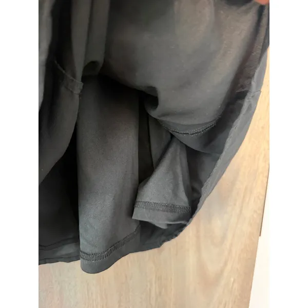 Black Landon Mini Dress Tie Back Princess Polly Size 10 - Image 6