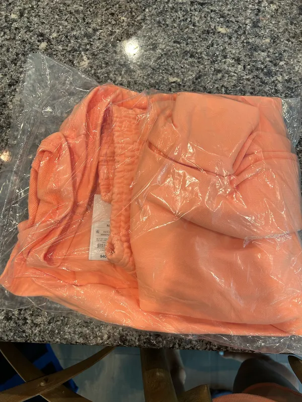 Parke pastel orange sweatpants - Image 4