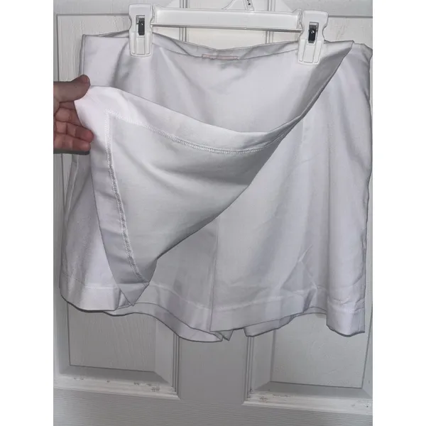ShowPo White Never Let You Go Mini Skort 8 Preppy Minimal Tennis - Image 5