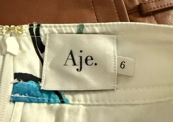 Aje mini skirt White Size 2 - Image 3