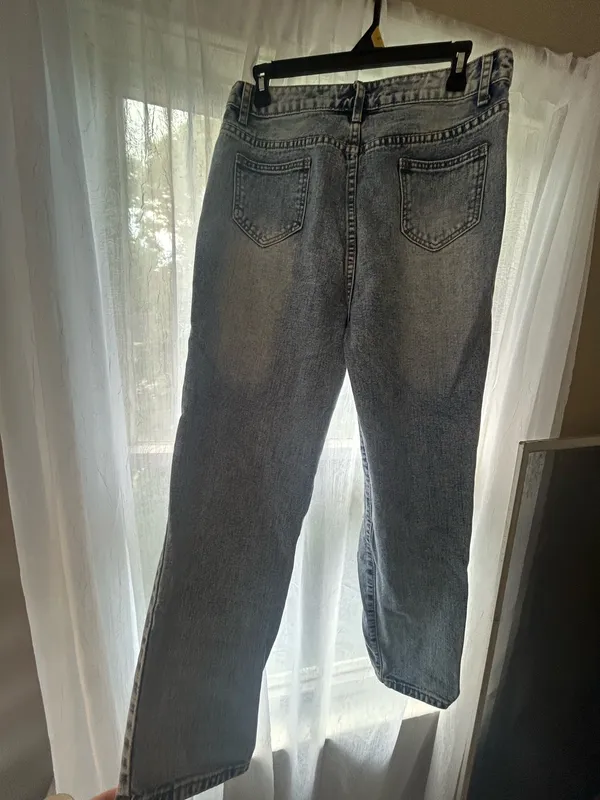 Distressed trendy boutique jeans Blue Size L - Image 4