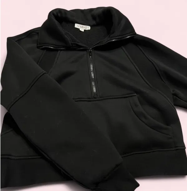 Black half zip Aemi + co - Image 2
