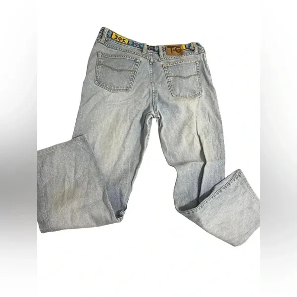 👖✨Vintage True Grit Beaded Waist Straight Leg Jeans‎ Sz 12✨ - Image 2