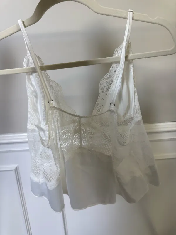 Revolve Kat The Label Lucille Camisole Ivory - Image 6