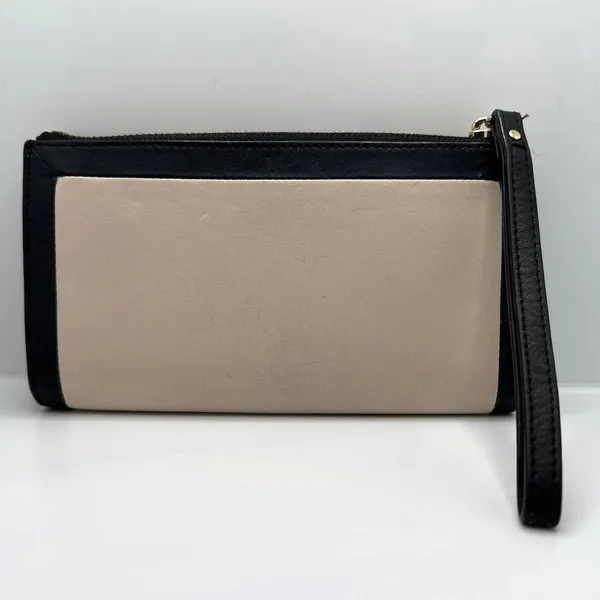 KATE SPADE New York Black and Cream / Taupe Wallet Wristlet - Image 2