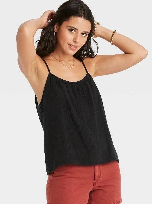 Universal Threads Black Gauze Tank Top 3X New With Tags - Image 3