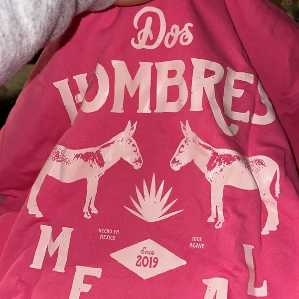 New re production Dos‎ Hombres Pink Hoodie hot pink - Image 6
