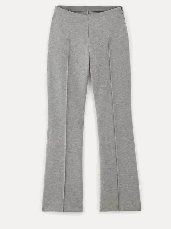 Everlane NWT Mid Heather Gray The Dream Kick Flare Ponte Pants Size Medium - Image 3