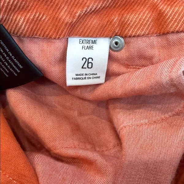 BDG Corduroy Extreme Flares Orange Bell Bottoms Retro - Image 10