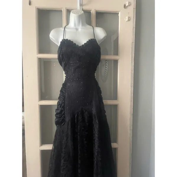 Gunne Sax By Jessica McClintock high low Lace Dress - Image 3