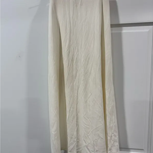Wilfred Asymmetrical Cream Skirt - Image 4