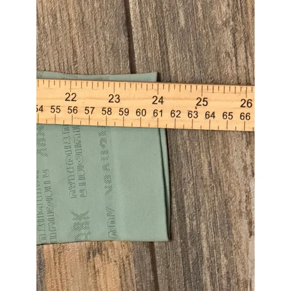 Gymshark Sage Green‎ All Over Logo Print Low Rise 24" Seamless Leggings Small - Image 9