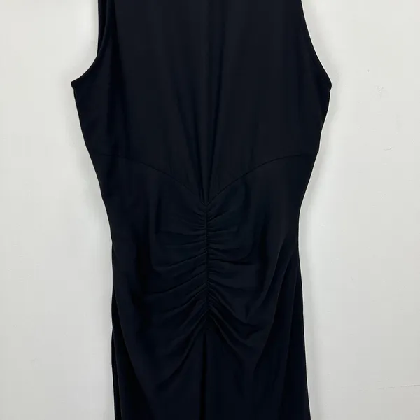 J.Crew Collection Full Length Embellished Ruched Dress Black Formal US 6 NWT - Image 12