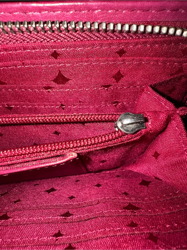 Fossil Pinkish Red Leather Wallet - Women's - Image 5