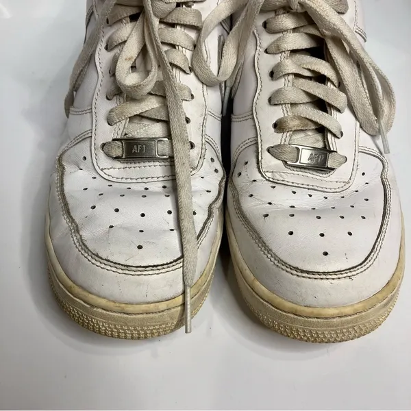 Nike Air Force 1 white sneakers‎ size 8.5 - Image 7