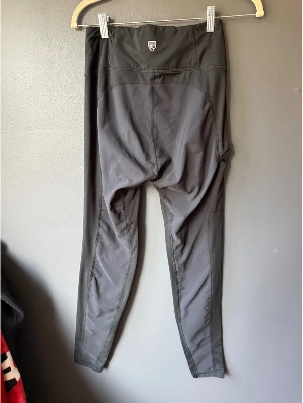 Kuhl Women's Black Leggings with Side Pocket Size M - Image 2