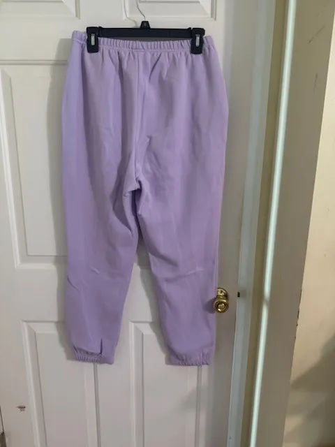 Fabletics Go To Slim Sweatpants Hazy Iris Sz M - Image 5
