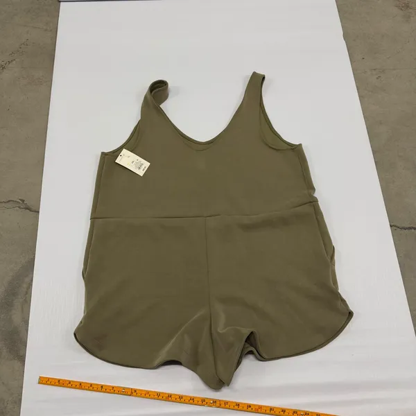 Universal Thread Olive Green Sleeveless V-Neck Romper Size XXL NWT - Image 5