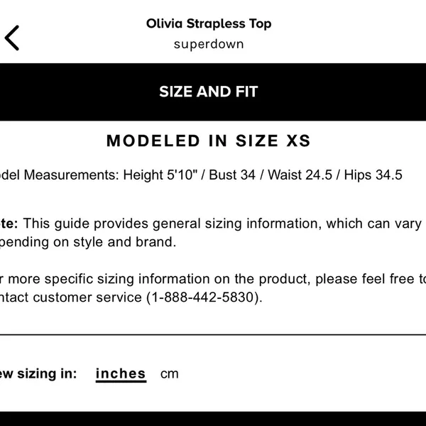 Superdown Olivia Strapless Top - Image 5