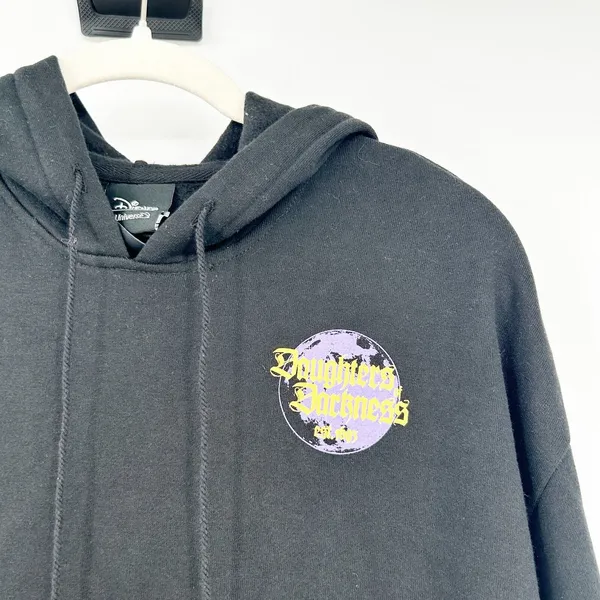 Her Universe Disney Womens Hocus Pocus Daughters of Darkness Goth Hoodie‎ Size M - Image 4